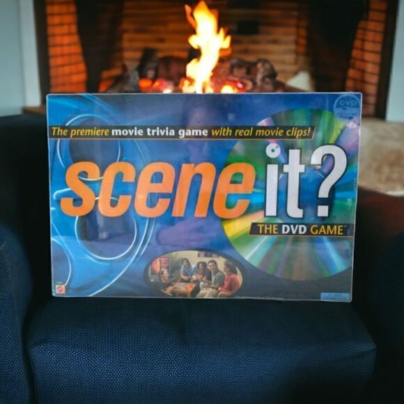Scene It Movie Trivia DVD Movie Trivia Board Game Factory Sealed Mattel Original - Picture 1 of 14